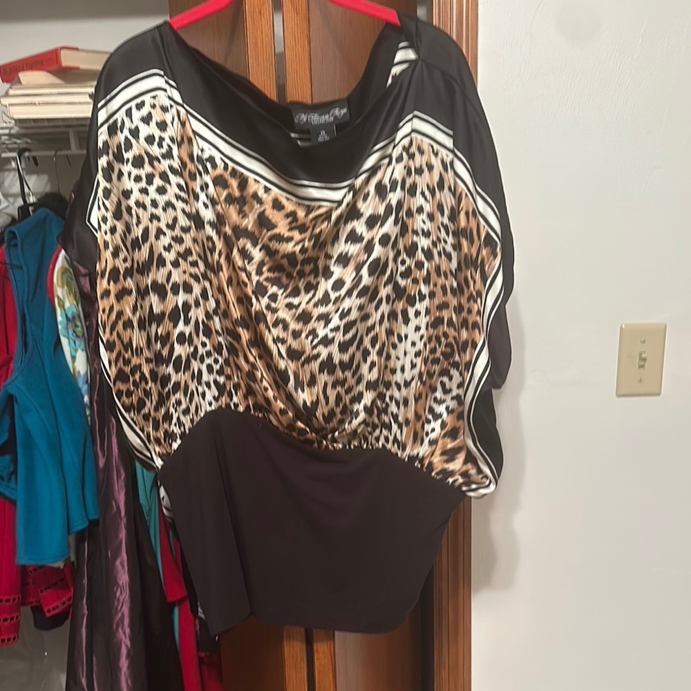 Leopard Print Women's Top